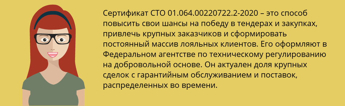Получить сертификат СТО 01.064.00220722.2-2020 в Нижние Серги